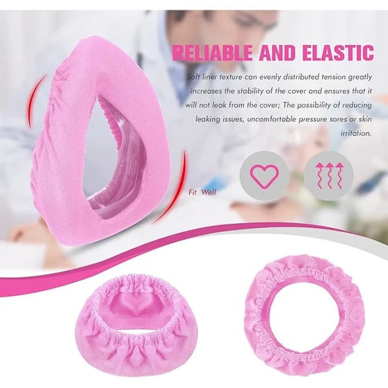 Pink CPAP Mask Liner, Full Mask Cushion and Cover