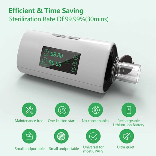 Portable CPAP Cleaner and Sanitizing Machine Zipper Bag for Tube Hose Mask & Accessories