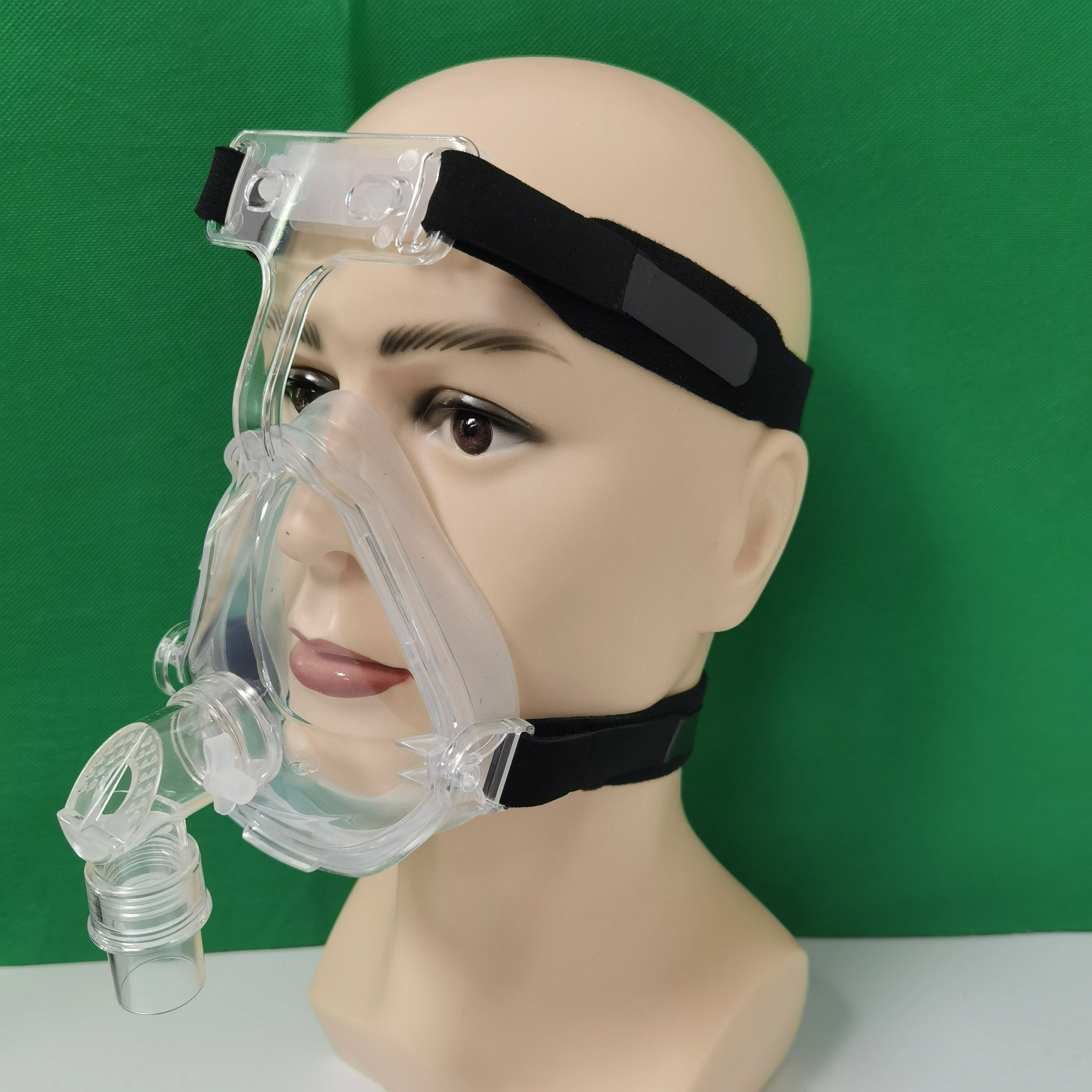 CPAP full mask with cushion, strap